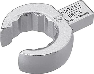 HAZET Insteek-ringsleutel · open 6612C-21 · 9 x 12 mm insteekvierkant massief · Buitentwaalfkant profiel · SW 21 mm HAZET Insteek-ringsleutel · open 6612C-21 · 9 x 12 mm insteekvierkant massief · Buitentwaalfkant profiel · SW 21 mm
