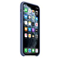 Achterzijde behuizing voor mobiele telefoon - silicone - linnenblauw - voor iPhone 11 Pro - thumbnail