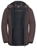 Jack wolfskin Bornberg Hoody Softshell Jas Heren Peat S - thumbnail