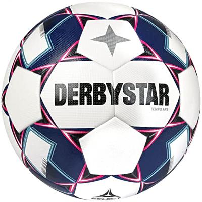 Derbystar Voetbal Tempo APS V22 wit blauw pink 1182