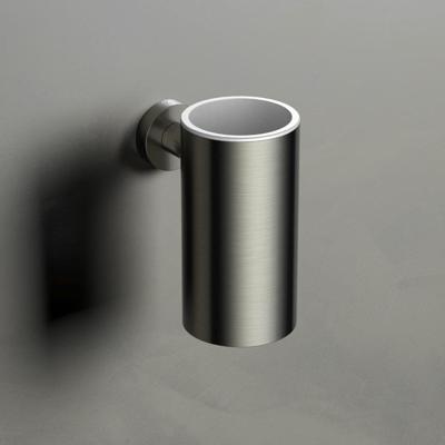 Hotbath Cobber glashouder geborsteld nikkel CBA01GN Hotbath Cobber glashouder geborsteld nikkel CBA01GN