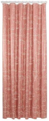 Douchegordijn Sealskin Mind 180x200 cm PEVA Donkerroze / Wit Douchegordijn Sealskin Mind 180x200 cm PEVA Donkerroze / Wit
