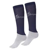 LeMieux Competition socks donkerblauw maat:36-41 - thumbnail