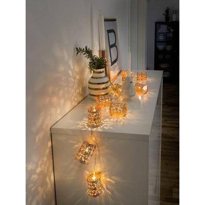 Konstsmide 3137-603 Motief lichtketting Cilinder Binnen werkt op batterijen Aantal lampen 10 LED Warmwit Verlichte lengte: 0.9 m Konstsmide 3137-603 Motief lichtketting Cilinder Binnen werkt op batterijen Aantal lampen 10 LED Warmwit Verlichte lengte: 0.9 m