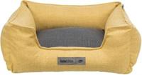 TRIXIE HONDENMAND TALIS HOEKIG GEEL / DONKERGRIJS 80X60 CM - thumbnail