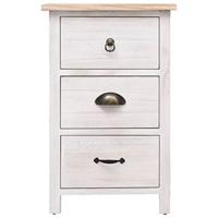 Bijzetkast 35x25x57 cm paulowniahout - thumbnail