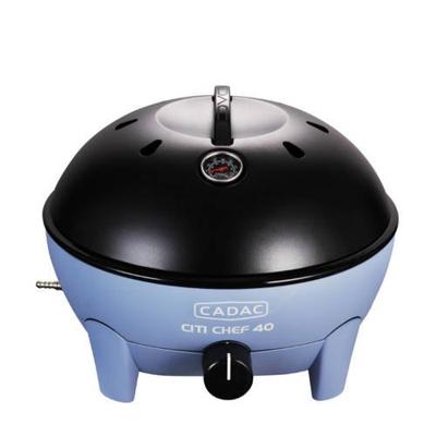 Cadac CITI CHEF 40 Barbecue Tafelblad Gas Zwart, Blauw 2700 W