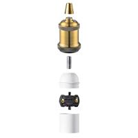 Home sweet home fitting metaal E27 - messing - thumbnail
