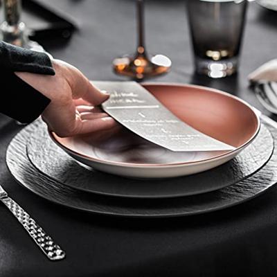 Villeroy & Boch Manufacture Rock Pizzabord zwart 32 cm - thumbnail