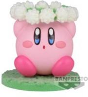 Kirby Fluffy Puffy Figure - Kirby with Flowers - thumbnail