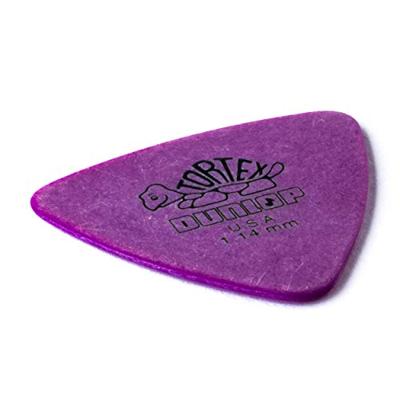 Dunlop 431R114 Tortex Triangle 1.14mm plectrum paars
