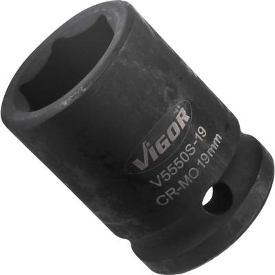 Vigor V5550S-19 Dop (zeskant) Kracht-dopsleutelinzet 19 mm 1/2 (12.5 mm) Vigor V5550S-19 Dop (zeskant) Kracht-dopsleutelinzet 19 mm 1/2 (12.5 mm)