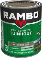 Rambo Pantserbeits Tuinhout Zijdeglans Transparant - 750 ml Antraciet - thumbnail