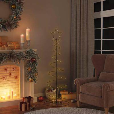 VidaXL Led-kerstboom 100 leds warm wit 150 cm VidaXL Led-kerstboom 100 leds warm wit 150 cm