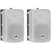 Omnitronic ODP-204 Wandluidspreker 80 W 16 Ω Wit 1 paar - thumbnail