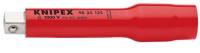 Knipex Verlengstuk met binnen- / buitenvierkant 3/8" 125 mm - 9835125 - thumbnail