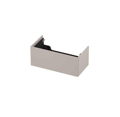 INK - Onderkast 1 Lade Push 2 Open Bestaande Uit - 900x450x376 Mm - Mat Kasjmier Grijs