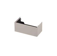 INK - Onderkast 1 Lade Push 2 Open Bestaande Uit - 900x450x376 Mm - Mat Kasjmier Grijs - thumbnail