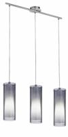 Eglo HanglampPinto Nero 3-lichts nikkel smoke glas - 90305 - thumbnail