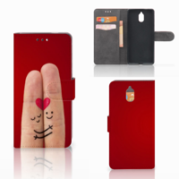 Nokia 3.1 (2018) Wallet Case met Pasjes Liefde - Origineel Romantisch Cadeau - thumbnail