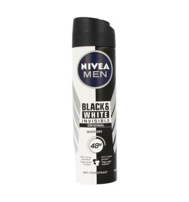 Nivea Men Black & White Invisible Original Deodorant Spray