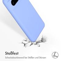 Accezz Liquid Silicone Backcover Google Pixel 8 Telefoonhoesje Paars - thumbnail