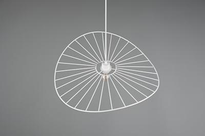 Hanglamp Chapeau mat wit Excl. 1x E27 7W