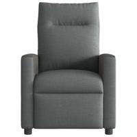 Fauteuil elektrisch verstelbaar stof donkergrijs - thumbnail