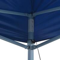 Partytent inklapbaar 3x4 m staal blauw - thumbnail