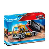PLAYMOBIL City Action vrachtwagen met wissellaadbak 70444 - thumbnail