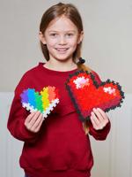 Plus-Plus puzzle by number hart: 250 stuks (3911) - thumbnail