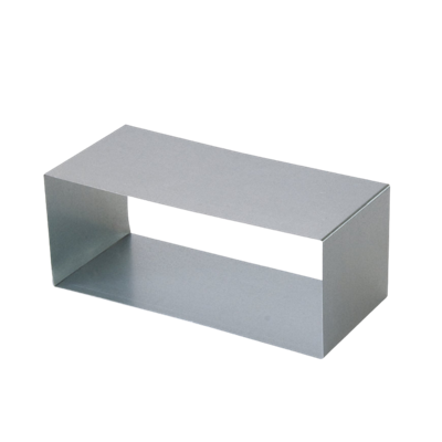 Rechthoekig (instort) Koppelstuk Voor Hulpstukken - 100mm X 40mm X Lengte 80mm - Staal