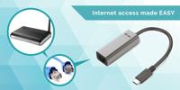 i-tec i-Tec USB-C Metal Gigabit Ethernet Adapter - Netzwerkadapter Netwerkadapter 10 / 100 / 1000 MBit/s USB-C - thumbnail