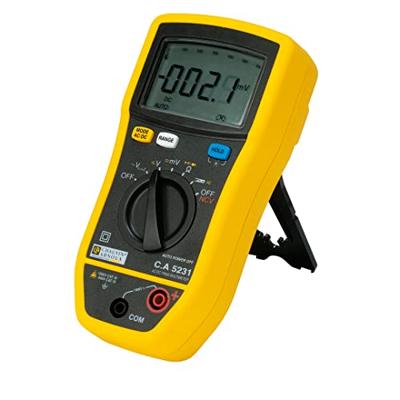 Chauvin Arnoux C.A 5231 Multimeter Digitaal CAT III 1000 V, CAT IV 600 V Weergave (counts): 6000