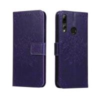 Voor Huawei Honor 10i & 20i reliëf Caleidoscoop bloem horizontale Flip lederen draagtas met houder & kaartsleuven & portemonnee (paars) - thumbnail