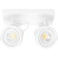 Zuiver Plafondlamp 'Dice' 2-lamps, kleur Wit - thumbnail