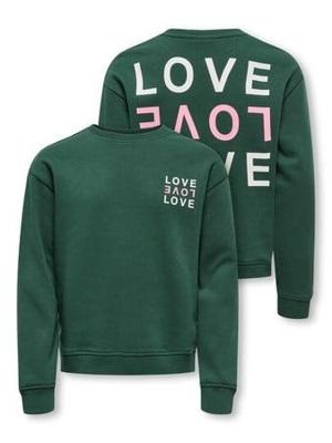 Kids ONLY winter sweater meisjes - groen - KogCamine - regular fit