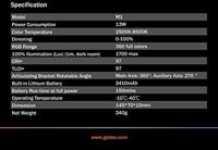 Godox M1 Mobile RGB LED light(Grey body) - thumbnail