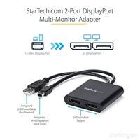 StarTech.com Mini DisplayPort naar DisplayPort multi-monitor splitter - 2 poorts MST hub - thumbnail