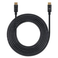 Manhattan 355582 DisplayPort-kabel DisplayPort Aansluitkabel DisplayPort-stekker, DisplayPort-stekker 1.00 m Zwart Afgeschermd (drievoudig), PVC-mantel, - thumbnail
