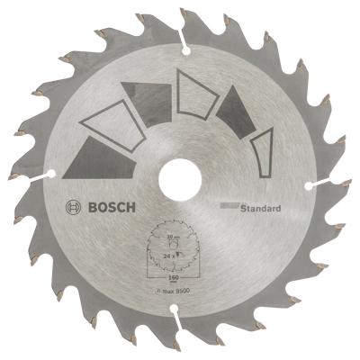 Bosch Accessoires Cirkelzaagblad Basic 160X22X20/16,T24 - 2609256810