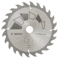 Bosch Accessoires Cirkelzaagblad Basic 160X22X20/16,T24 - 2609256810 - thumbnail