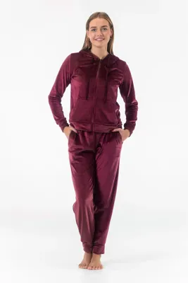 Gaubert dames huispak Fleece - Loungeset - Vrouwen warm pyjama pak - loungewear dames