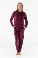 Gaubert dames huispak Fleece - Loungeset - Vrouwen warm pyjama pak - loungewear dames - thumbnail