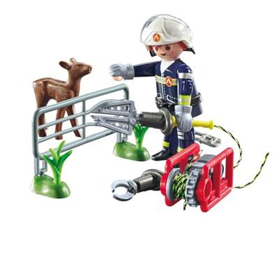Playmobil 71467 Action Heroes Dierenbescherming Brandweer