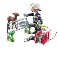 Playmobil 71467 Action Heroes Dierenbescherming Brandweer - thumbnail