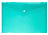 12 stuks A4 duidelijk document zak papier bestand map briefpapier School Office PP geval (groen) - thumbnail