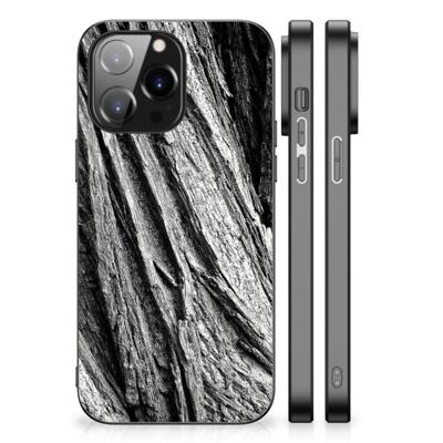 Houten Print Telefoonhoesje iPhone 14 Pro Max Boomschors Grijs Houten Print Telefoonhoesje iPhone 14 Pro Max Boomschors Grijs