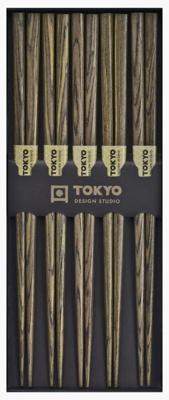 Houten Eetstokjes - Tokyo Design Studio - 5 Stuks