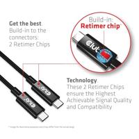 Club3D USB4 Gen 3x2 40Gbps 240W USB Type-C 3m - thumbnail